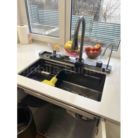 Многофункциональная кухонная мойка iSink Anthracite A-20